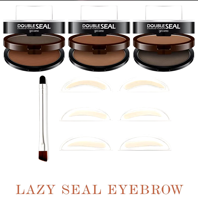 Waterproof Eye Brow Stamp Lift Eyebrow Enhancers Stencil Kit